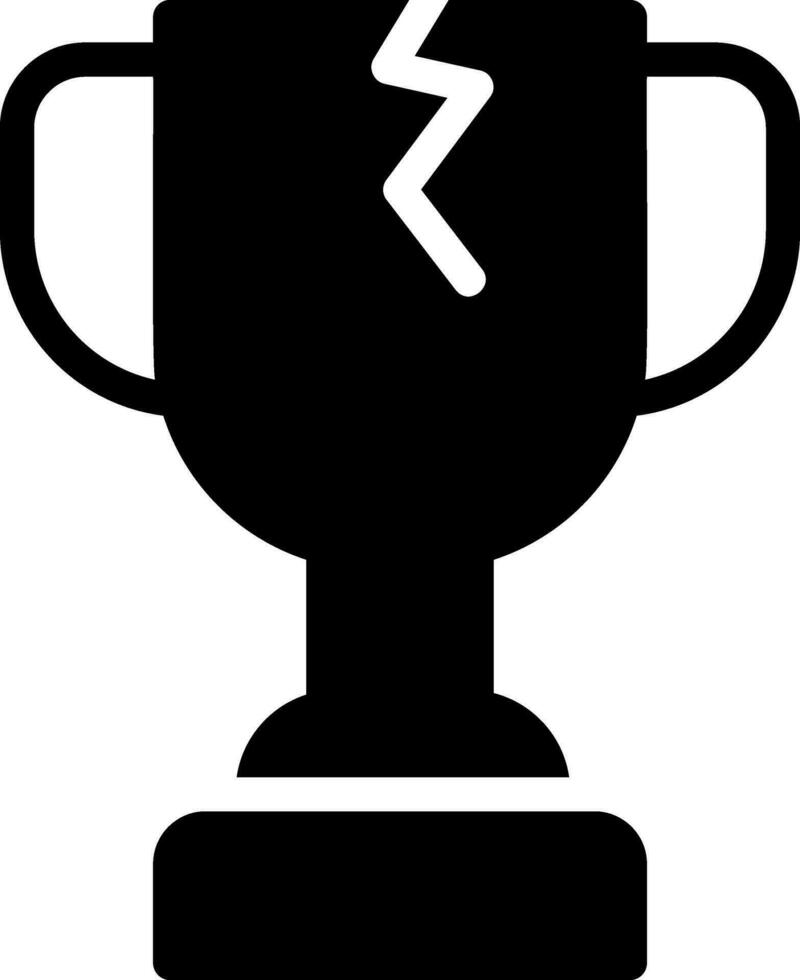 trophy glyph icon vector