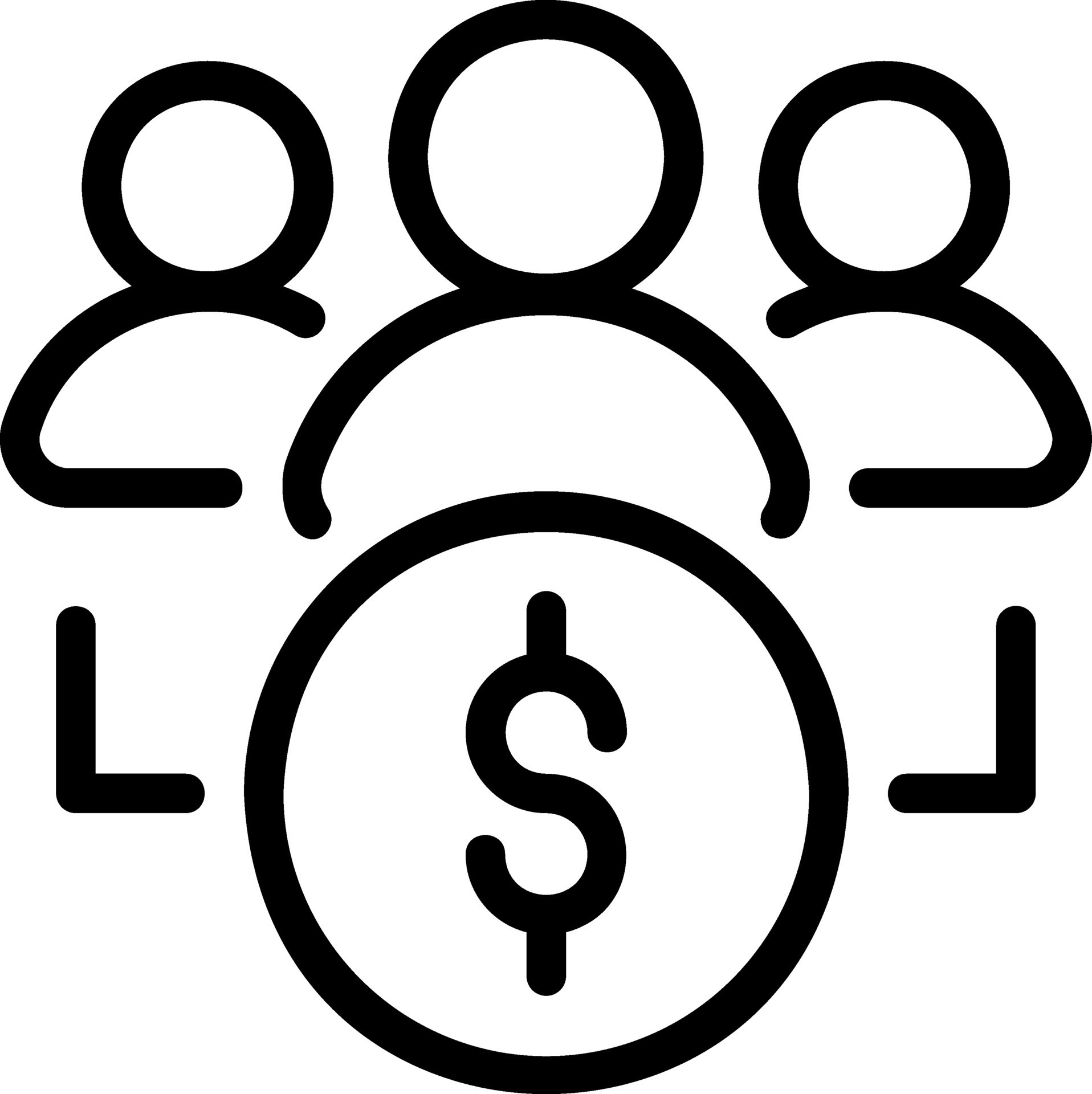 mutual fund line icon 29133784 Vector Art at Vecteezy