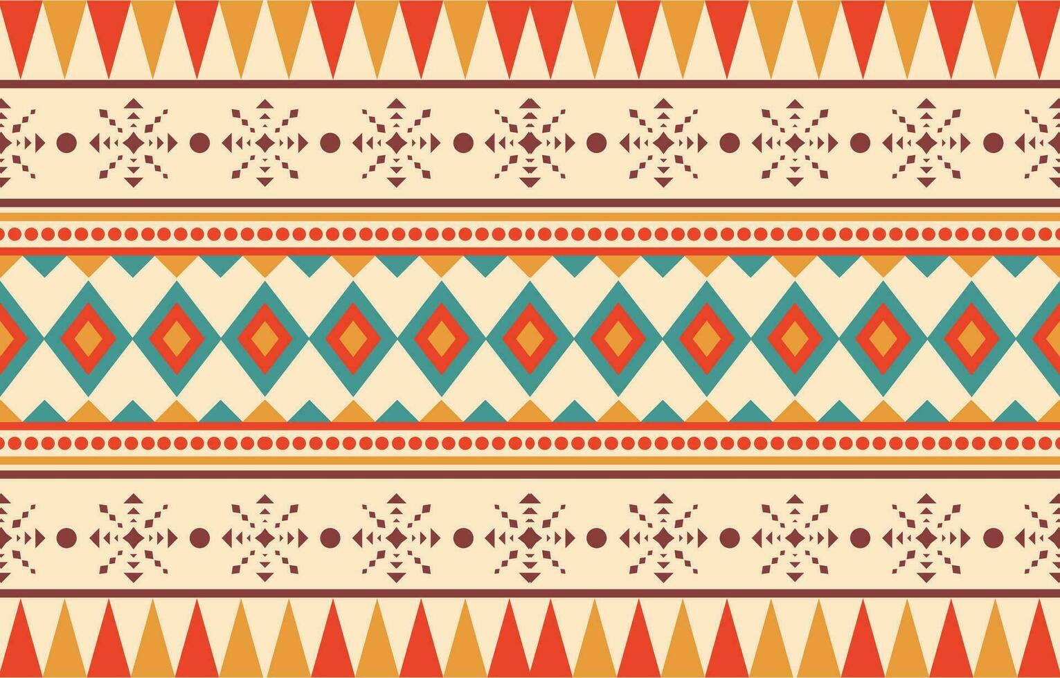 Ethnic abstract ikat art. Aztec ornament print. geometric ethnic pattern seamless  color oriental.  Design for background ,curtain, carpet, wallpaper, clothing, wrapping, Batik, vector illustration.