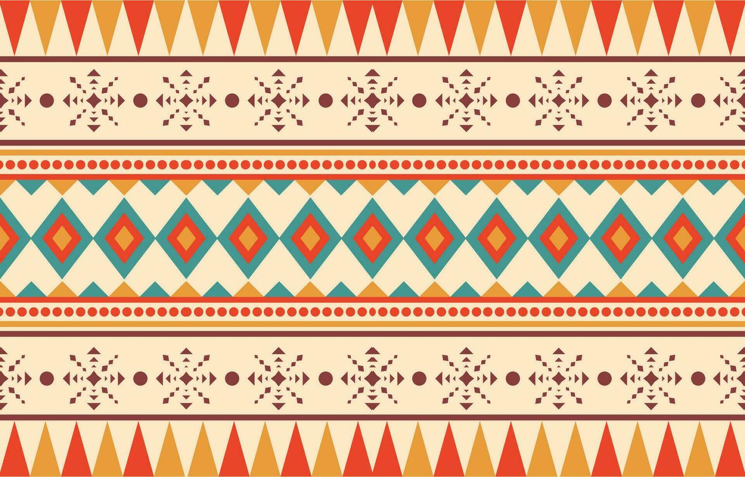 Ethnic abstract ikat art. Aztec ornament print. geometric ethnic pattern seamless  color oriental.  Design for background ,curtain, carpet, wallpaper, clothing, wrapping, Batik, vector illustration.