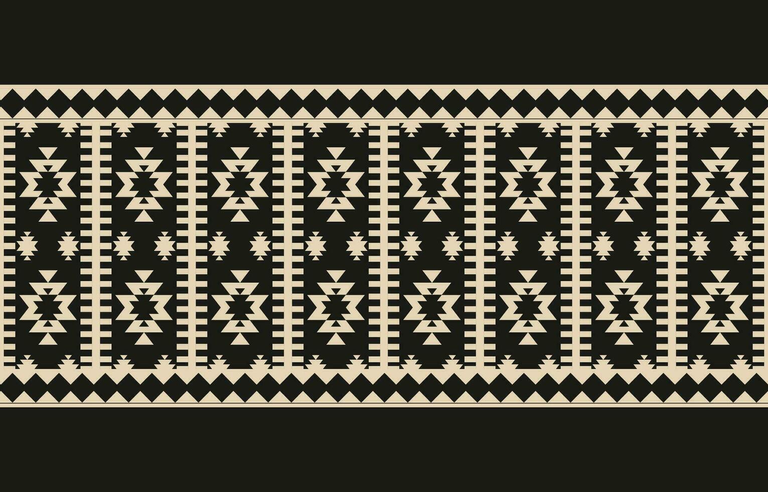 Ethnic abstract ikat art. Aztec ornament print. geometric ethnic pattern seamless  color oriental.  Design for background ,curtain, carpet, wallpaper, clothing, wrapping, Batik, vector illustration.