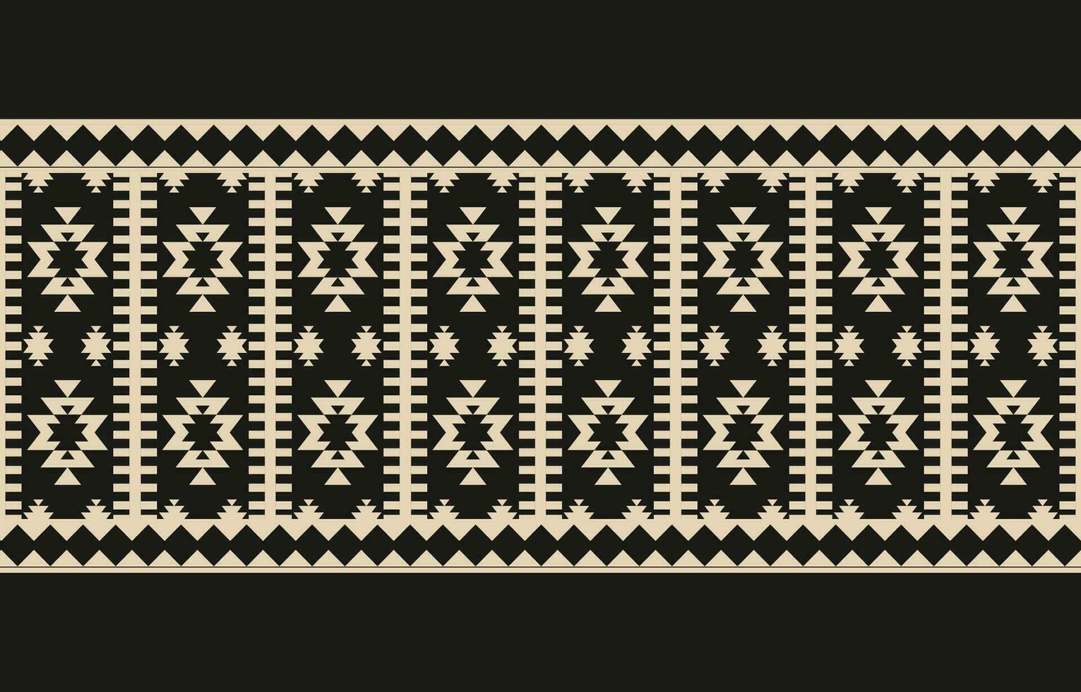 Ethnic abstract ikat art. Aztec ornament print. geometric ethnic pattern seamless  color oriental.  Design for background ,curtain, carpet, wallpaper, clothing, wrapping, Batik, vector illustration.