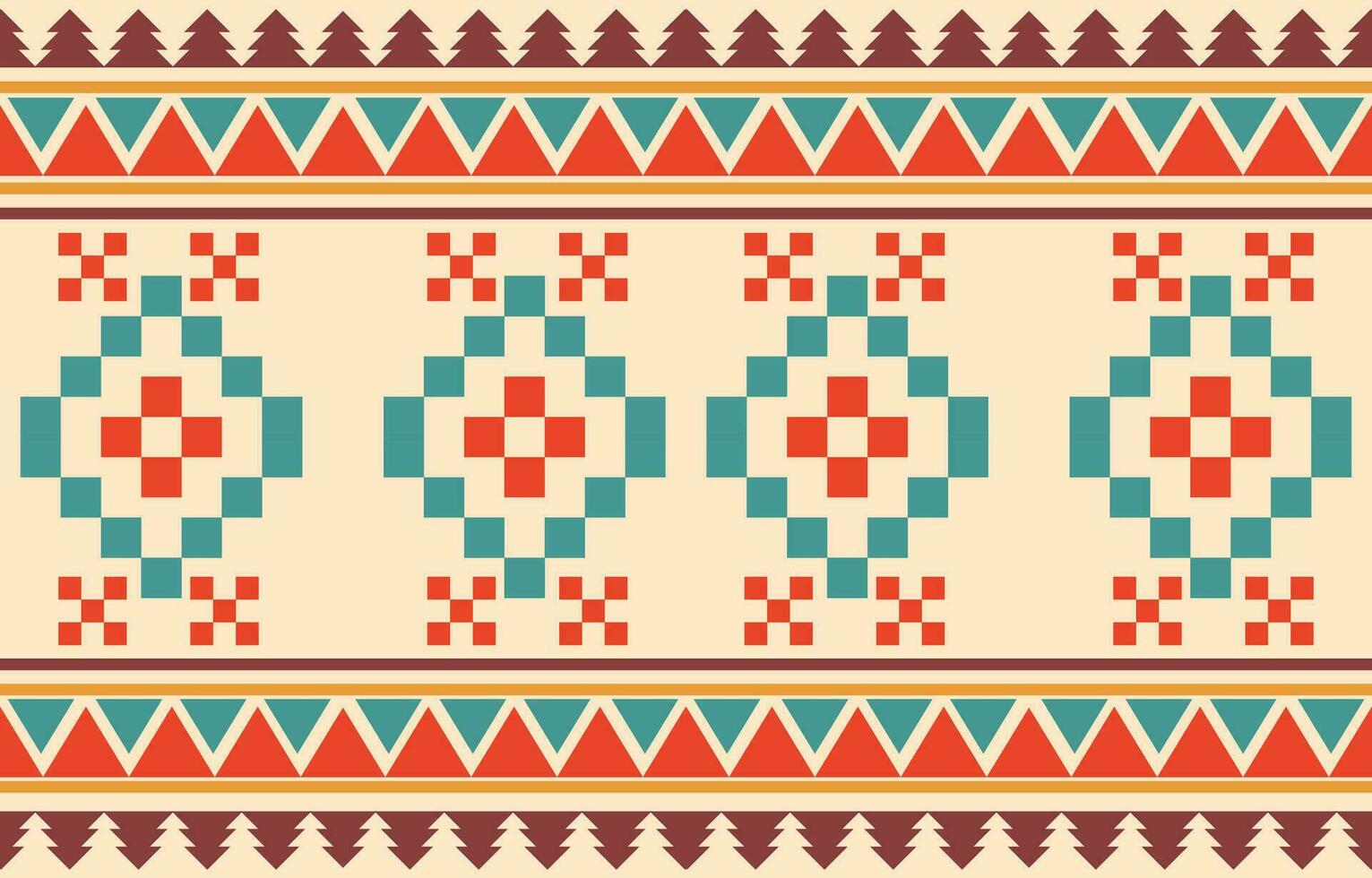 étnico resumen ikat Arte. azteca ornamento impresión. geométrico étnico modelo sin costura color oriental. diseño para antecedentes ,cortina, alfombra, fondo de pantalla, ropa, envase, batik, vector ilustración.