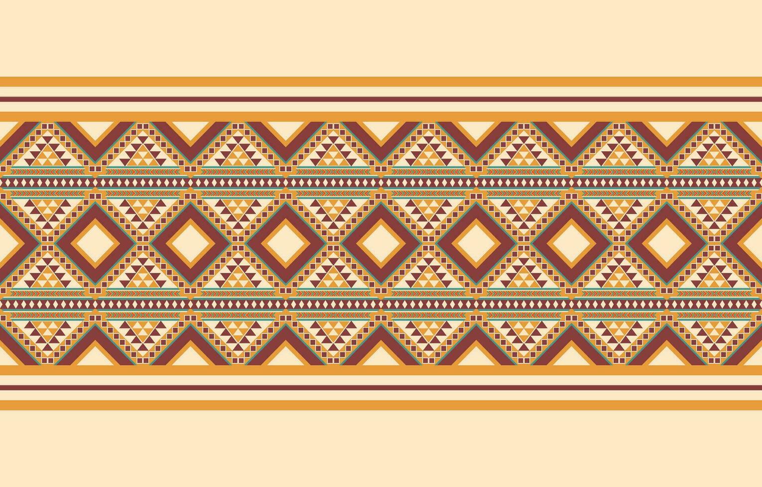 Ethnic abstract ikat art. Aztec ornament print. geometric ethnic pattern seamless  color oriental.  Design for background ,curtain, carpet, wallpaper, clothing, wrapping, Batik, vector illustration.