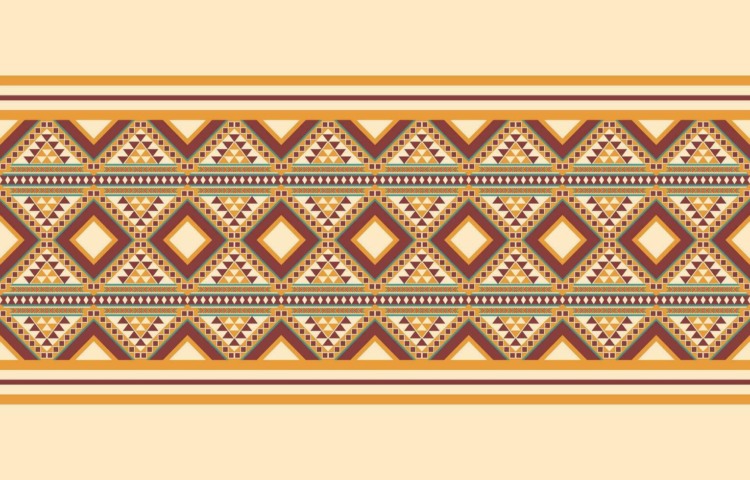 Ethnic abstract ikat art. Aztec ornament print. geometric ethnic pattern seamless  color oriental.  Design for background ,curtain, carpet, wallpaper, clothing, wrapping, Batik, vector illustration.