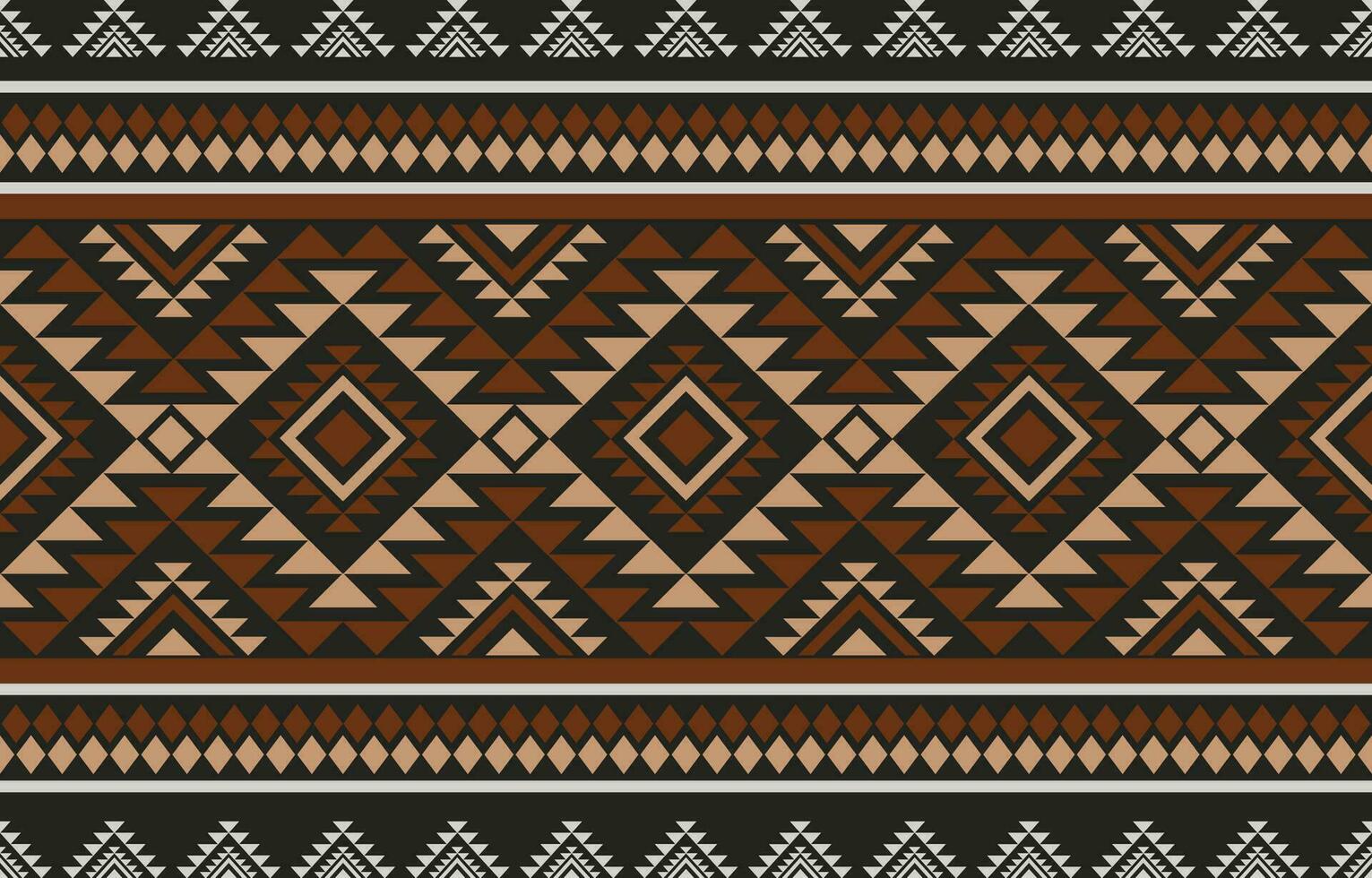 Ethnic abstract ikat art. Aztec ornament print. geometric ethnic pattern seamless  color oriental.  Design for background ,curtain, carpet, wallpaper, clothing, wrapping, Batik, vector illustration.