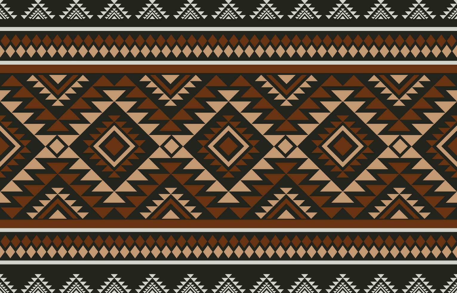 Ethnic abstract ikat art. Aztec ornament print. geometric ethnic pattern seamless  color oriental.  Design for background ,curtain, carpet, wallpaper, clothing, wrapping, Batik, vector illustration.