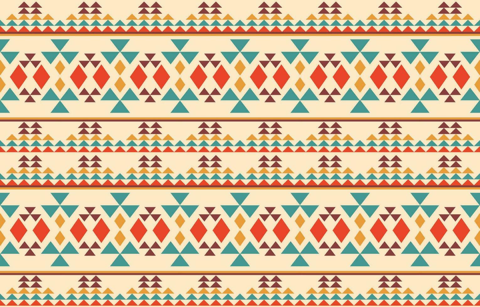 Ethnic abstract ikat art. Aztec ornament print. geometric ethnic pattern seamless  color oriental.  Design for background ,curtain, carpet, wallpaper, clothing, wrapping, Batik, vector illustration.