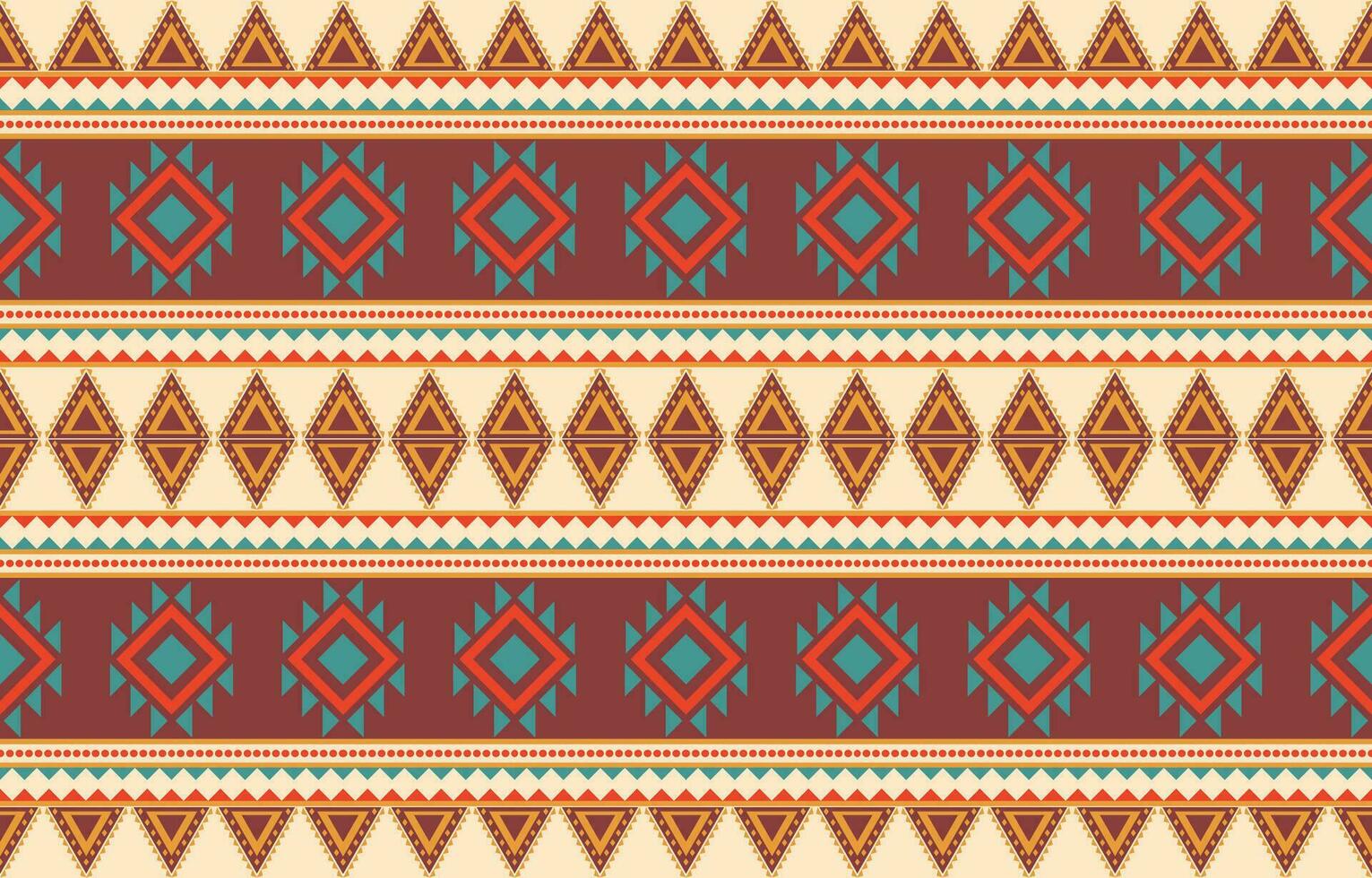 Ethnic abstract ikat art. Aztec ornament print. geometric ethnic pattern seamless  color oriental.  Design for background ,curtain, carpet, wallpaper, clothing, wrapping, Batik, vector illustration.