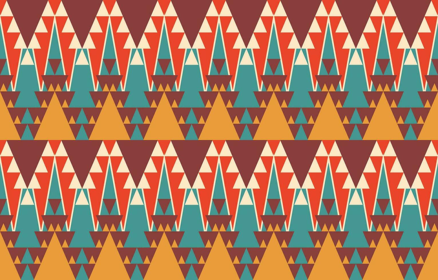 Ethnic abstract ikat art. Aztec ornament print. geometric ethnic pattern seamless  color oriental.  Design for background ,curtain, carpet, wallpaper, clothing, wrapping, Batik, vector illustration.
