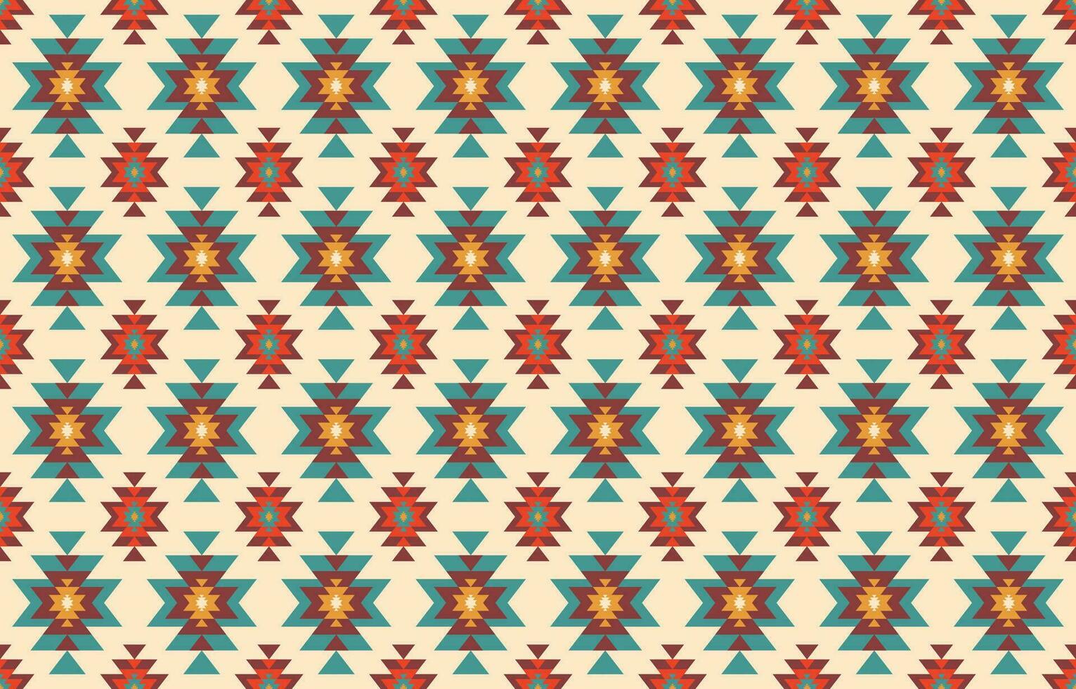 Ethnic abstract ikat art. Aztec ornament print. geometric ethnic pattern seamless  color oriental.  Design for background ,curtain, carpet, wallpaper, clothing, wrapping, Batik, vector illustration.