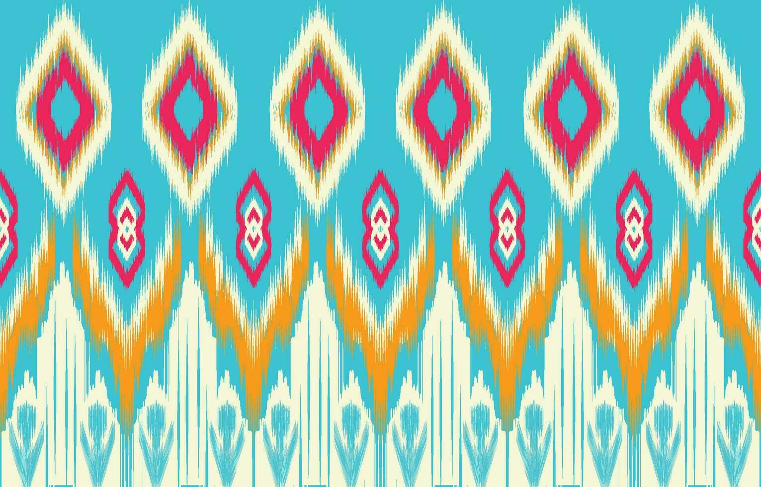 Ethnic abstract ikat art. Aztec ornament print. geometric ethnic pattern seamless  color oriental.  Design for background ,curtain, carpet, wallpaper, clothing, wrapping, Batik, vector illustration.