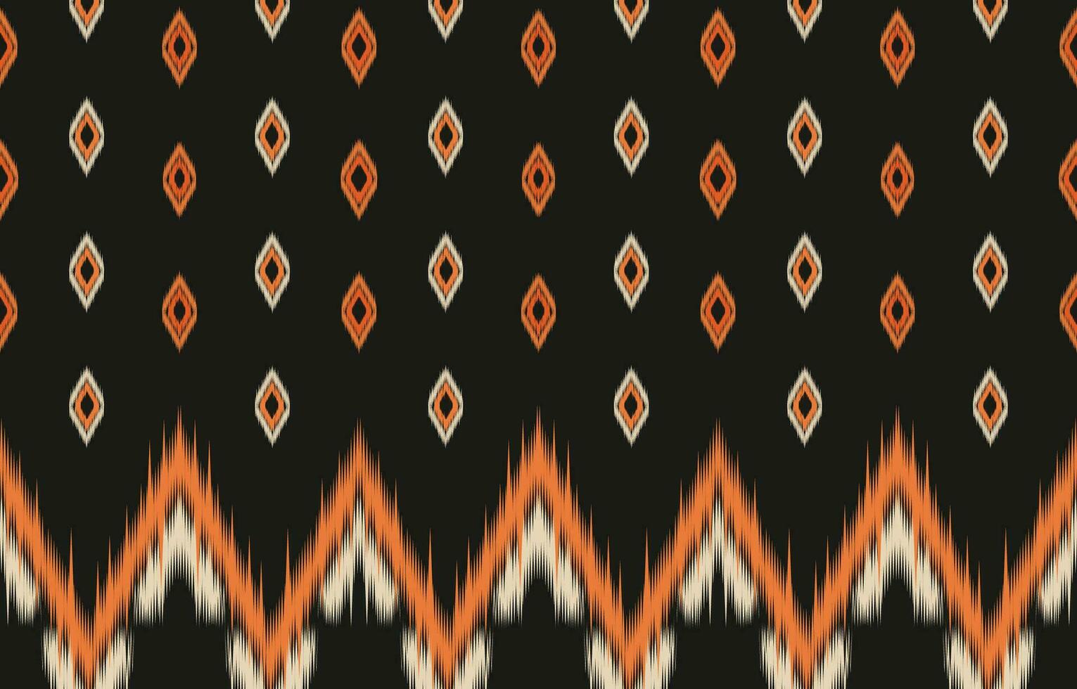 Ethnic abstract ikat art. Aztec ornament print. geometric ethnic pattern seamless  color oriental.  Design for background ,curtain, carpet, wallpaper, clothing, wrapping, Batik, vector illustration.