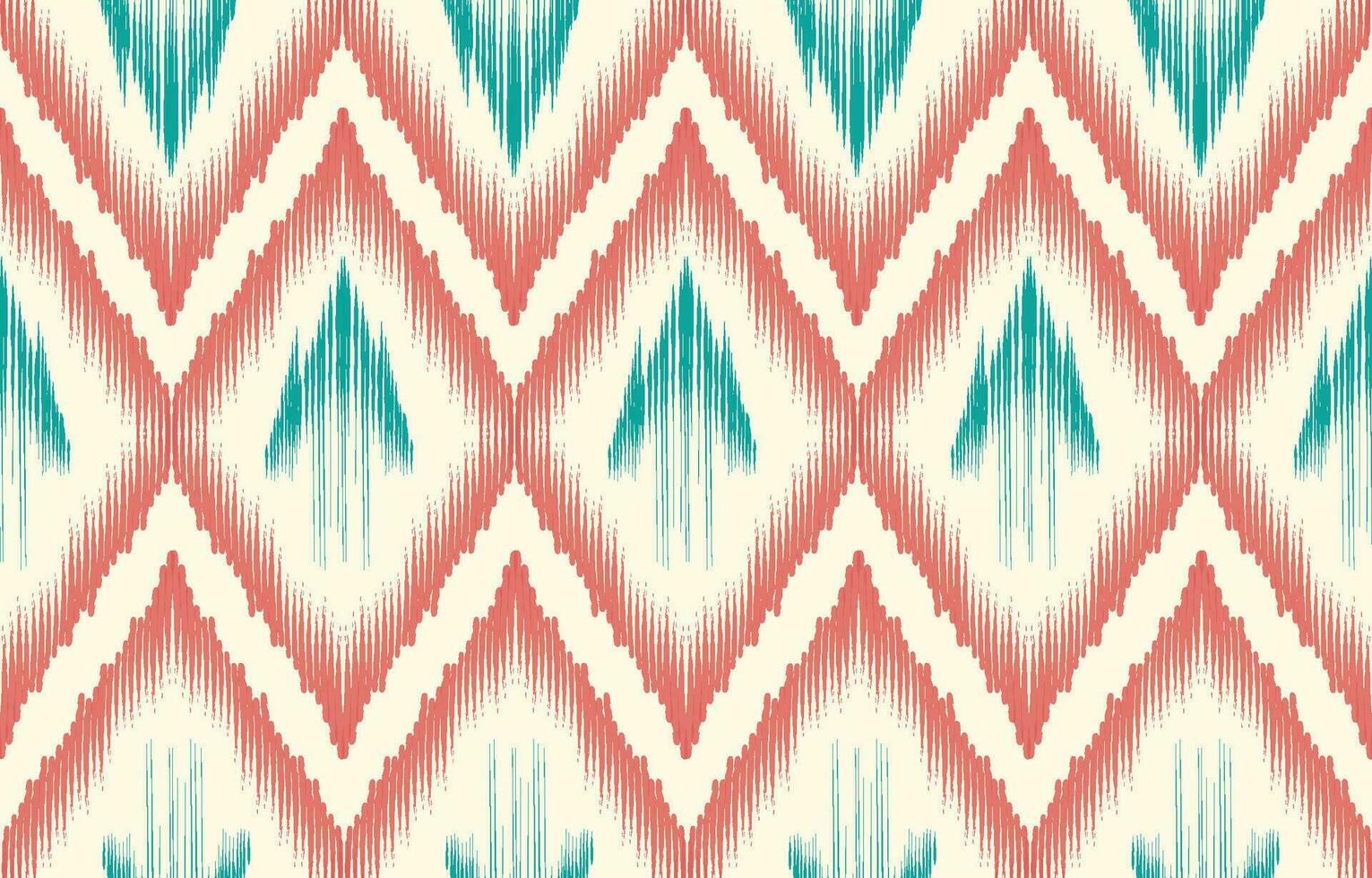 Ethnic abstract ikat art. Aztec ornament print. geometric ethnic pattern seamless  color oriental.  Design for background ,curtain, carpet, wallpaper, clothing, wrapping, Batik, vector illustration.