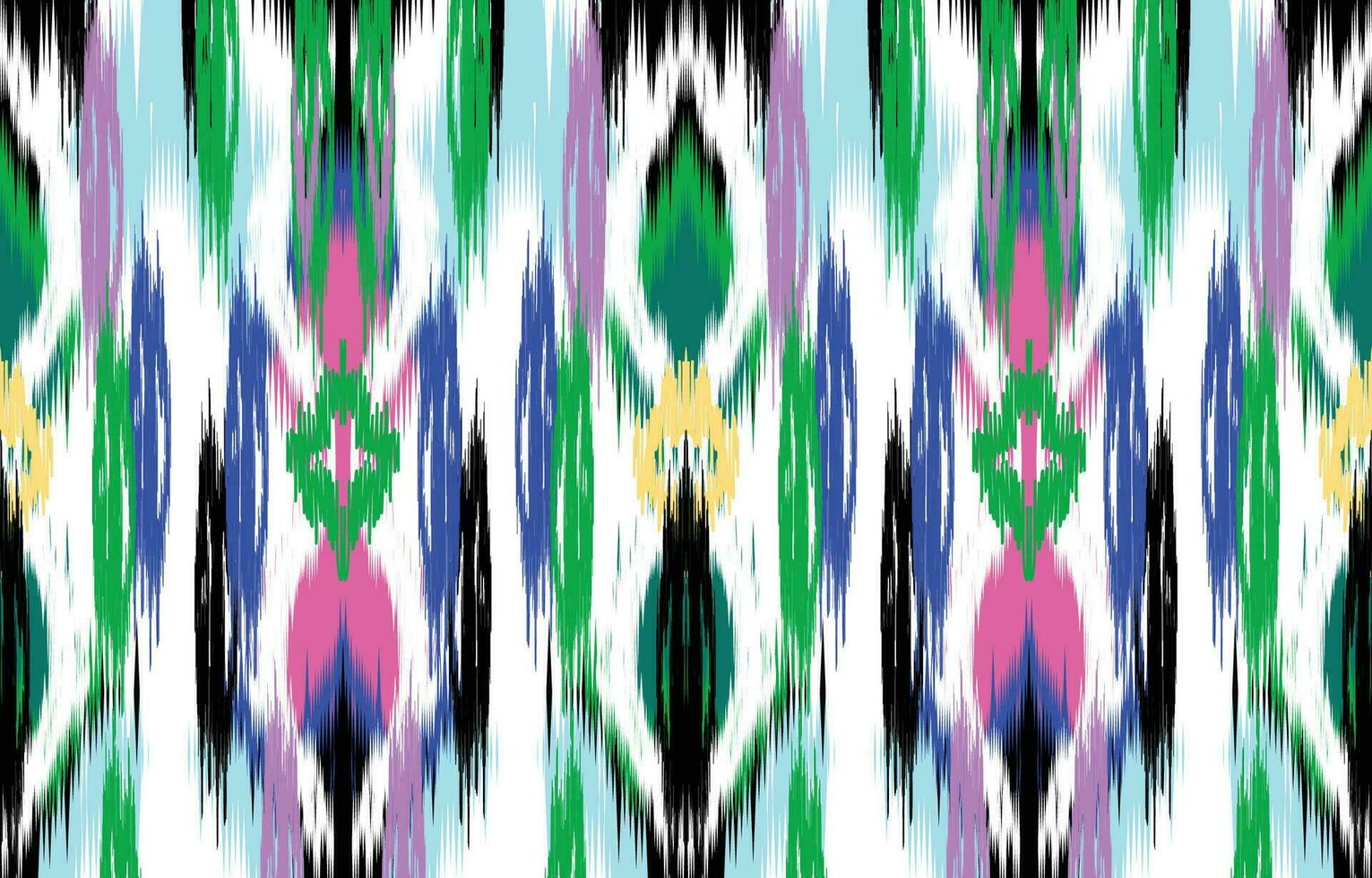 Ethnic abstract ikat art. Aztec ornament print. geometric ethnic pattern seamless  color oriental.  Design for background ,curtain, carpet, wallpaper, clothing, wrapping, Batik, vector illustration.