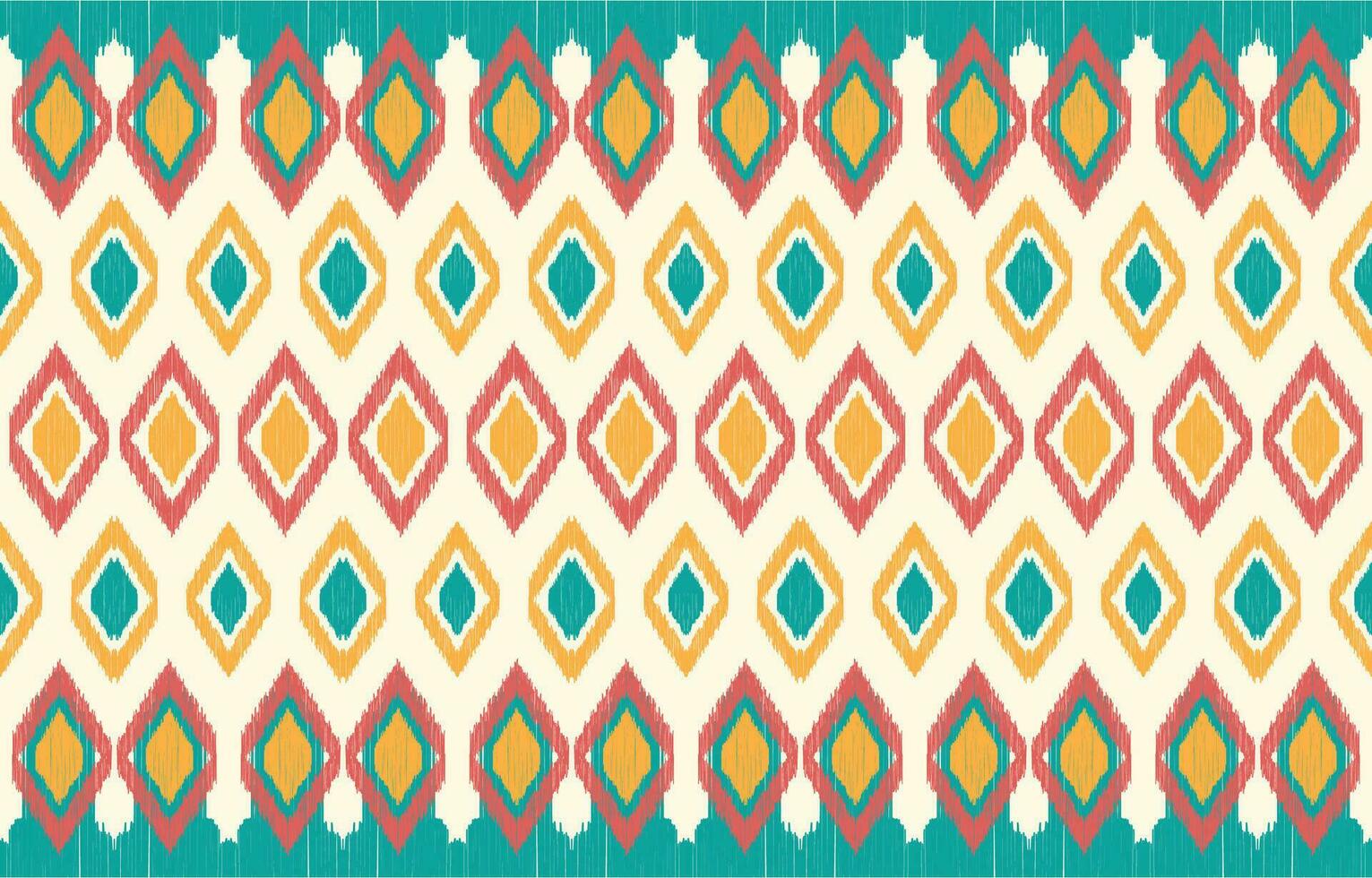 étnico resumen ikat Arte. azteca ornamento impresión. geométrico étnico modelo sin costura color oriental. diseño para antecedentes ,cortina, alfombra, fondo de pantalla, ropa, envase, batik, vector ilustración.