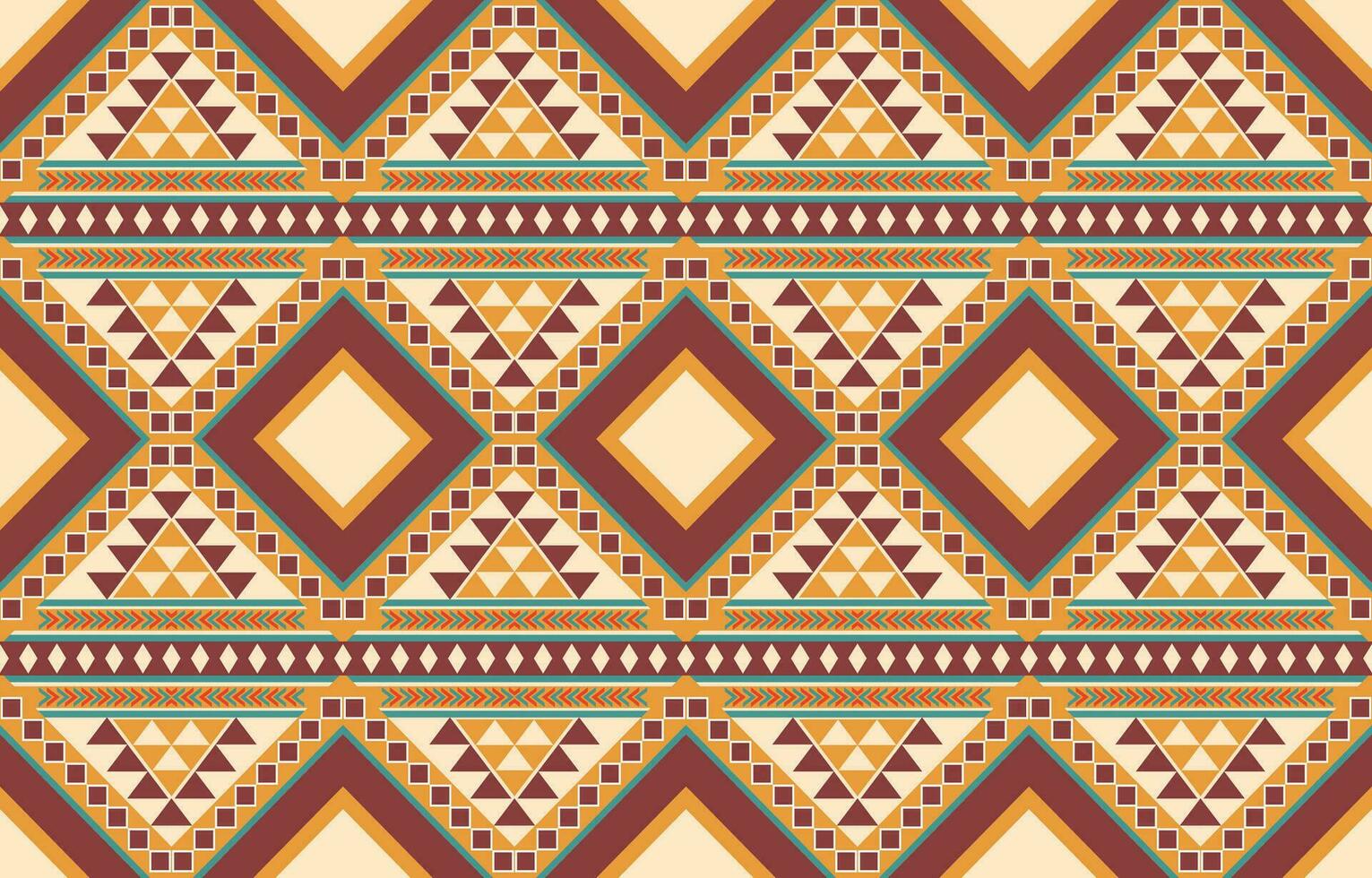 Ethnic abstract ikat art. Aztec ornament print. geometric ethnic pattern seamless  color oriental.  Design for background ,curtain, carpet, wallpaper, clothing, wrapping, Batik, vector illustration.