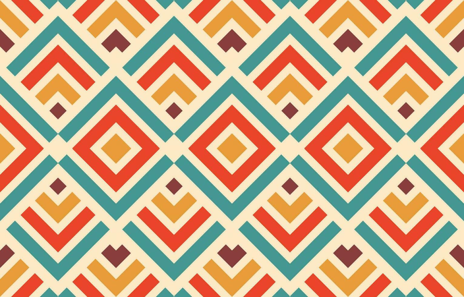 Ethnic abstract ikat art. Aztec ornament print. geometric ethnic pattern seamless  color oriental.  Design for background ,curtain, carpet, wallpaper, clothing, wrapping, Batik, vector illustration.