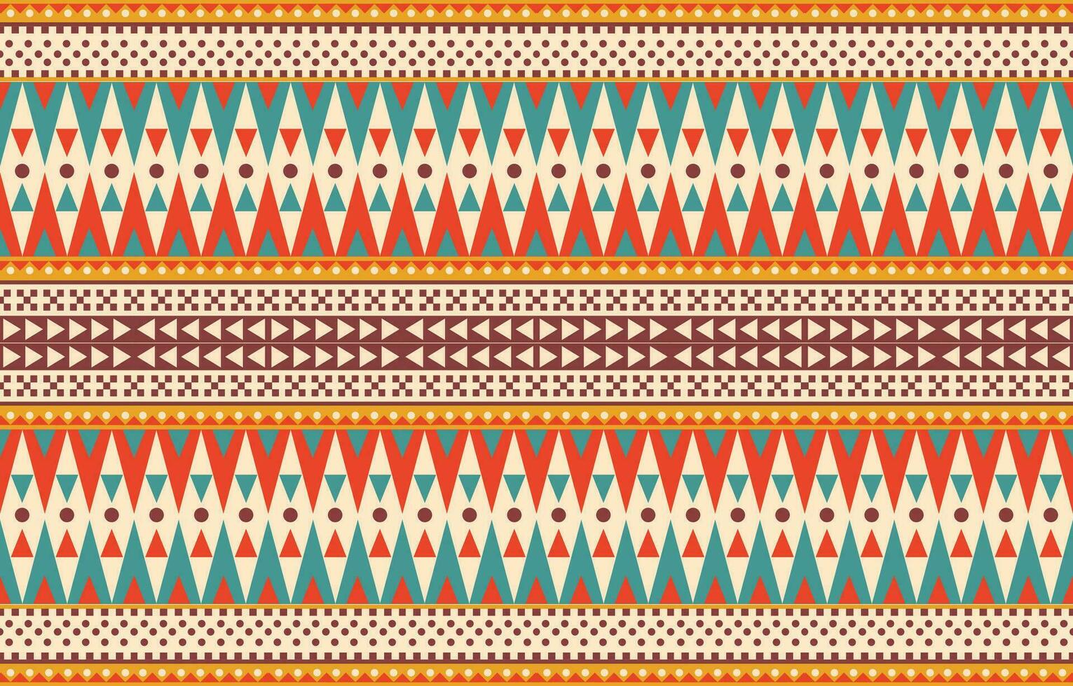 Ethnic abstract ikat art. Aztec ornament print. geometric ethnic pattern seamless  color oriental.  Design for background ,curtain, carpet, wallpaper, clothing, wrapping, Batik, vector illustration.