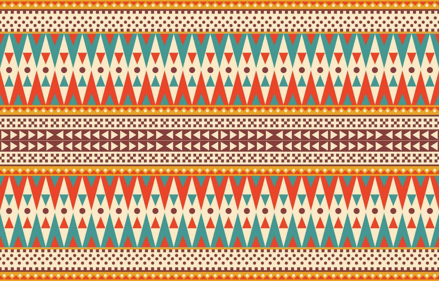 Ethnic abstract ikat art. Aztec ornament print. geometric ethnic pattern seamless  color oriental.  Design for background ,curtain, carpet, wallpaper, clothing, wrapping, Batik, vector illustration.