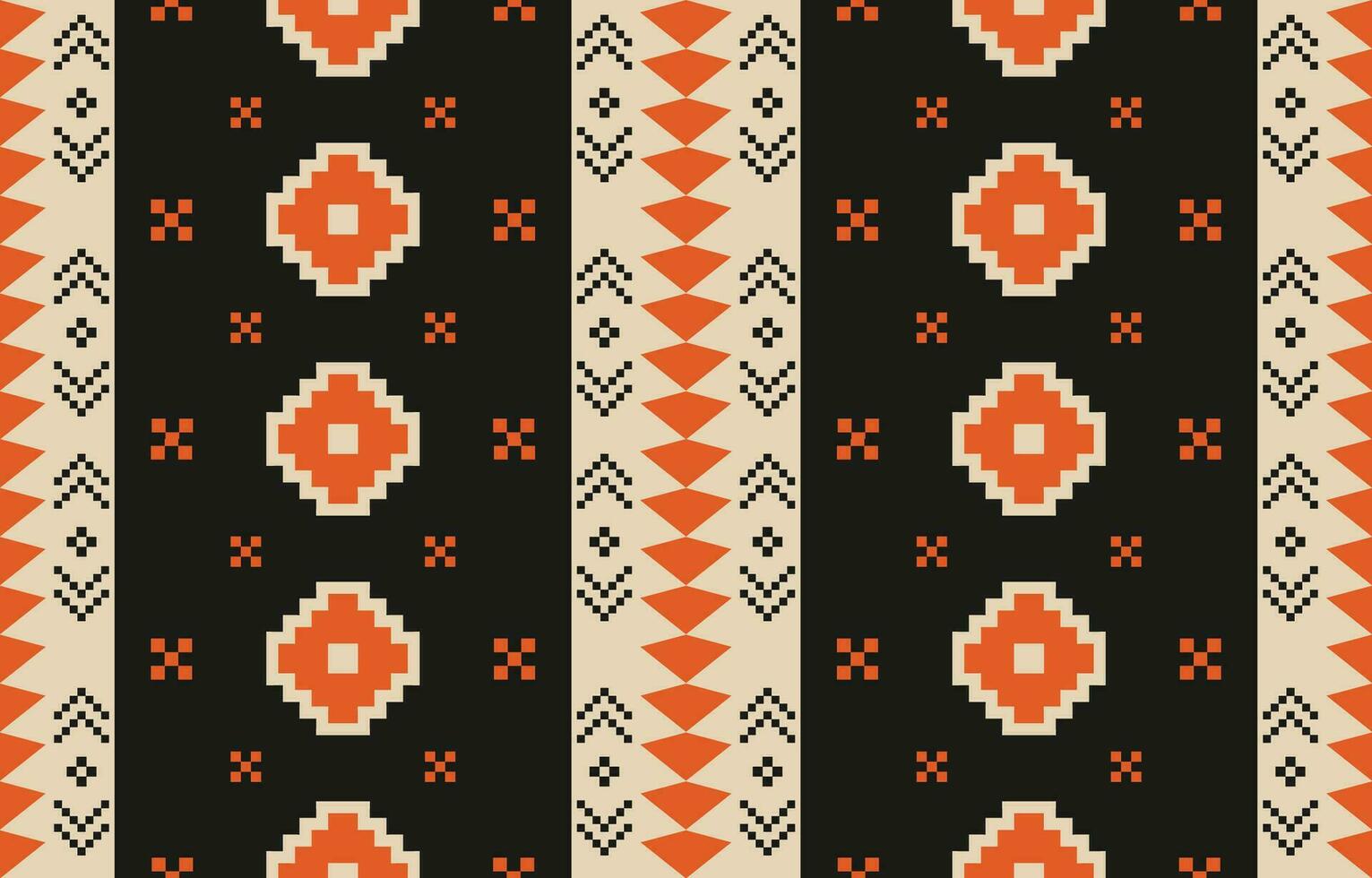 Ethnic abstract ikat art. Aztec ornament print. geometric ethnic pattern seamless  color oriental.  Design for background ,curtain, carpet, wallpaper, clothing, wrapping, Batik, vector illustration.