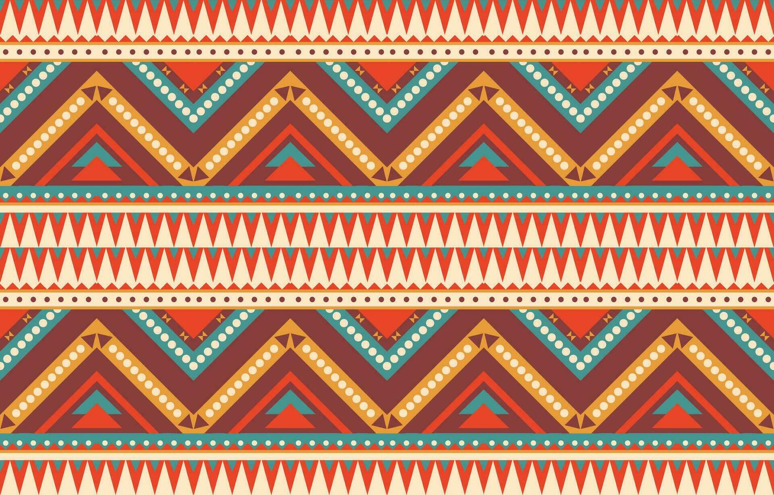 Ethnic abstract ikat art. Aztec ornament print. geometric ethnic pattern seamless  color oriental.  Design for background ,curtain, carpet, wallpaper, clothing, wrapping, Batik, vector illustration.