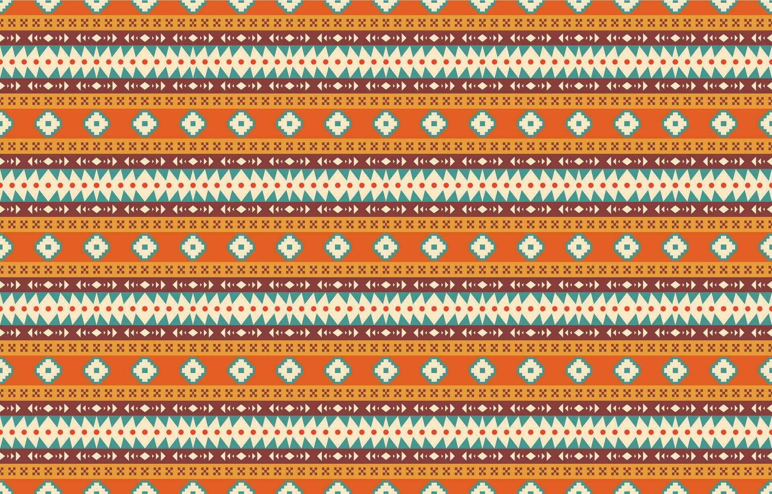 Ethnic abstract ikat art. Aztec ornament print. geometric ethnic pattern seamless  color oriental.  Design for background ,curtain, carpet, wallpaper, clothing, wrapping, Batik, vector illustration.