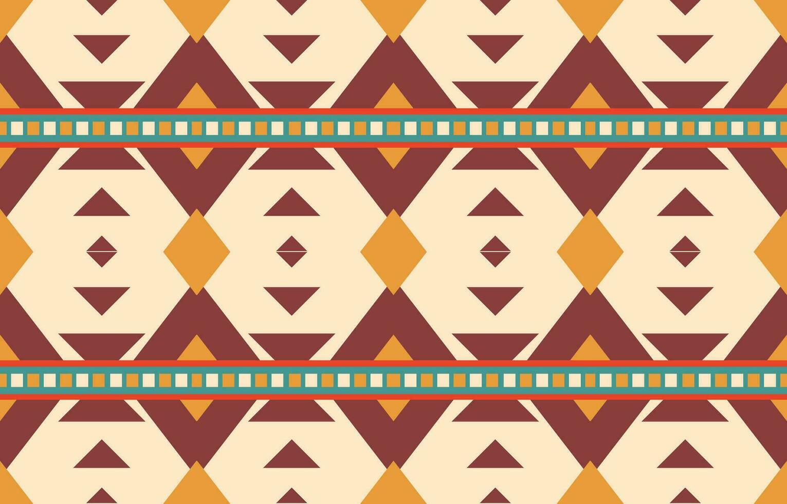 Ethnic abstract ikat art. Aztec ornament print. geometric ethnic pattern seamless  color oriental.  Design for background ,curtain, carpet, wallpaper, clothing, wrapping, Batik, vector illustration.