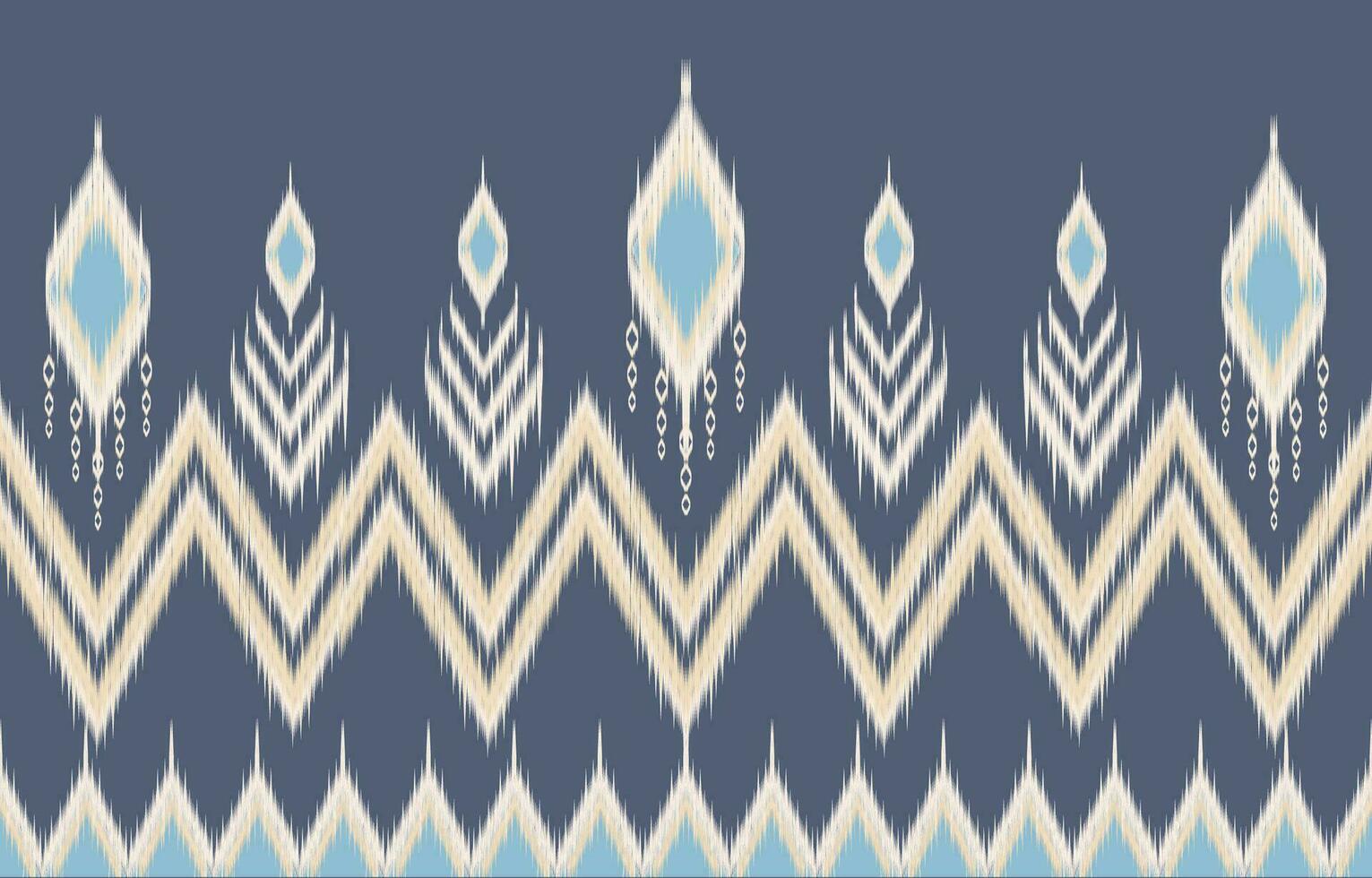 Ethnic abstract ikat art. Aztec ornament print. geometric ethnic pattern seamless  color oriental.  Design for background ,curtain, carpet, wallpaper, clothing, wrapping, Batik, vector illustration.