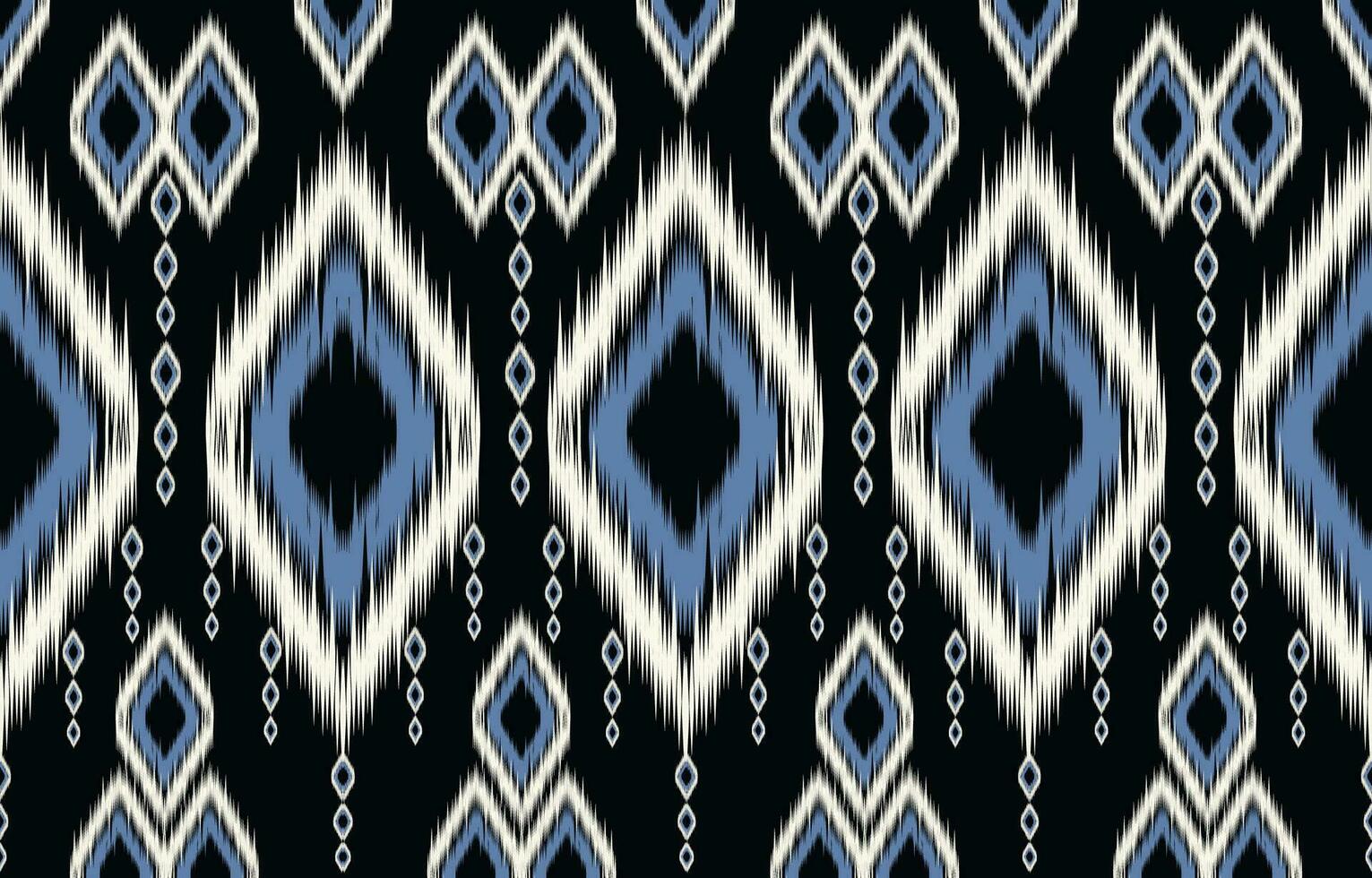 Ethnic abstract ikat art. Aztec ornament print. geometric ethnic pattern seamless  color oriental.  Design for background ,curtain, carpet, wallpaper, clothing, wrapping, Batik, vector illustration.