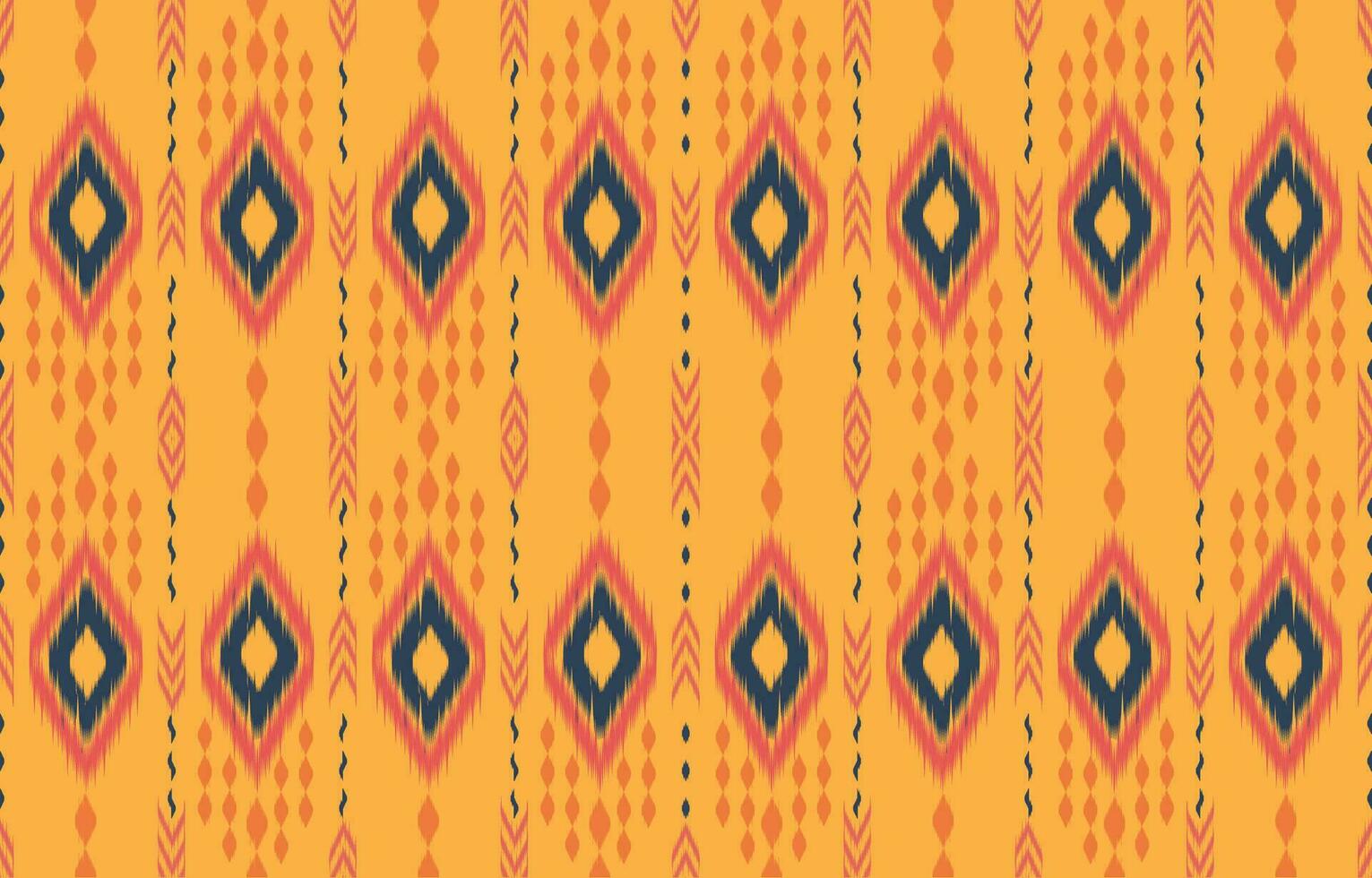 Ethnic abstract ikat art. Aztec ornament print. geometric ethnic pattern seamless  color oriental.  Design for background ,curtain, carpet, wallpaper, clothing, wrapping, Batik, vector illustration.