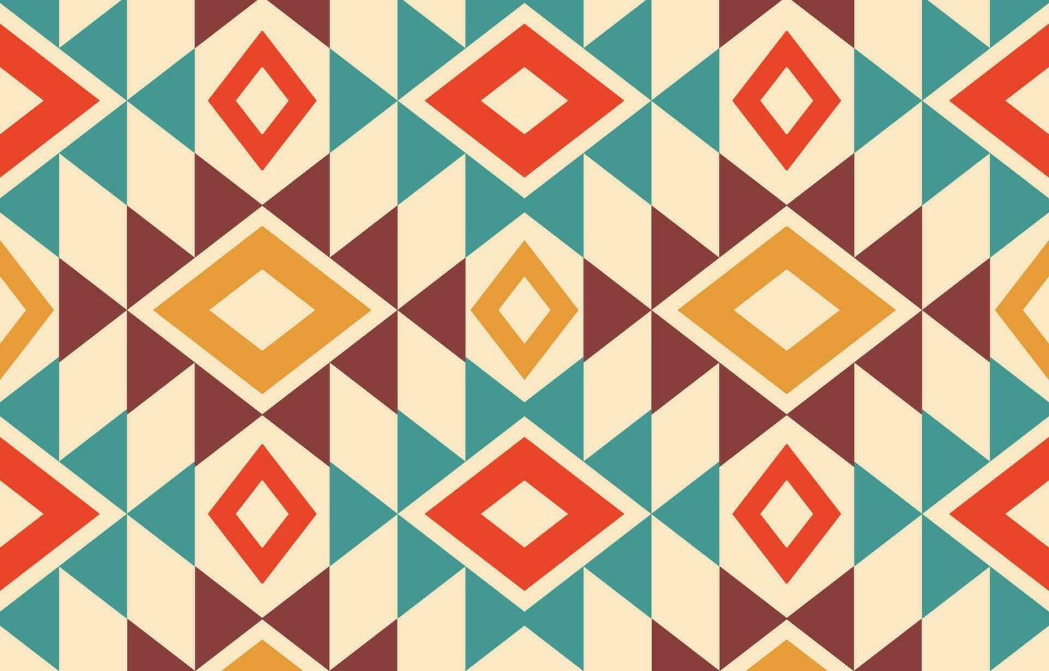 Ethnic abstract ikat art. Aztec ornament print. geometric ethnic pattern seamless  color oriental.  Design for background ,curtain, carpet, wallpaper, clothing, wrapping, Batik, vector illustration.