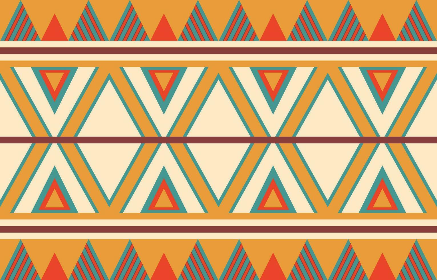 Ethnic abstract ikat art. Aztec ornament print. geometric ethnic pattern seamless  color oriental.  Design for background ,curtain, carpet, wallpaper, clothing, wrapping, Batik, vector illustration.