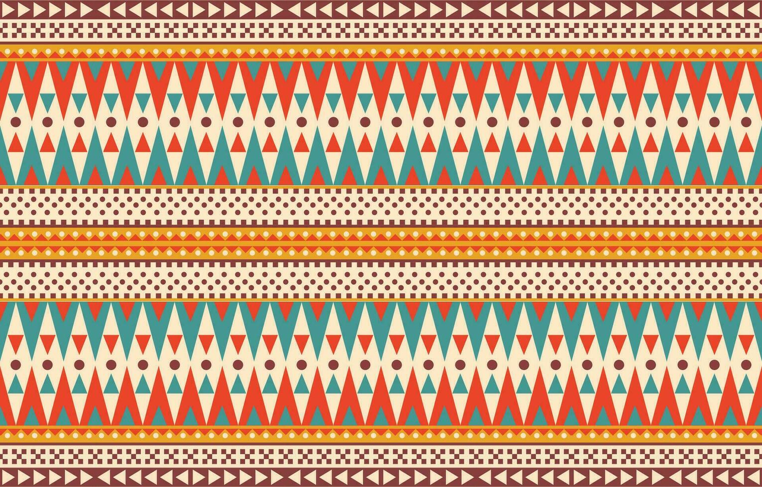 Ethnic abstract ikat art. Aztec ornament print. geometric ethnic pattern seamless  color oriental.  Design for background ,curtain, carpet, wallpaper, clothing, wrapping, Batik, vector illustration.