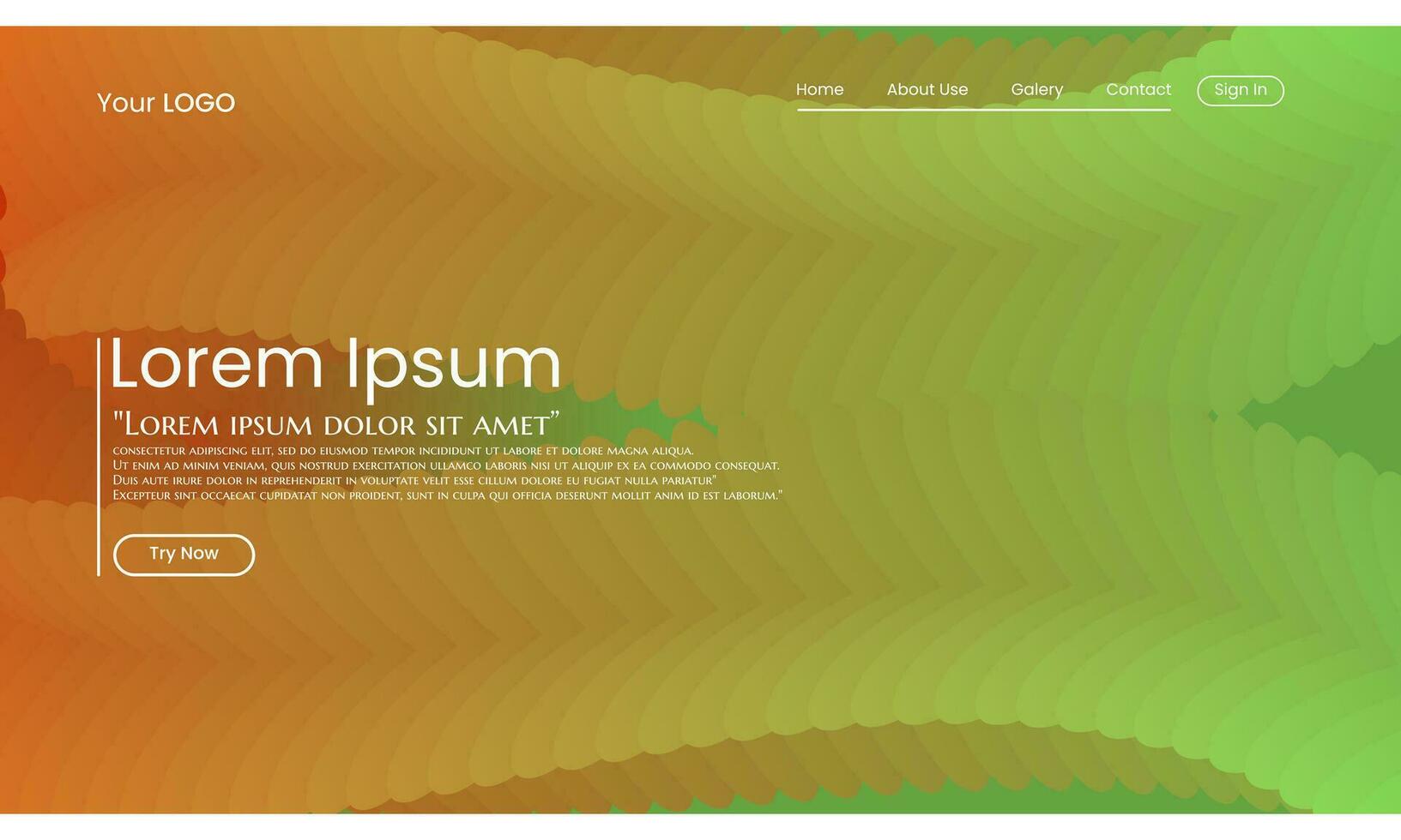 Abstract gradient fluid background website vector