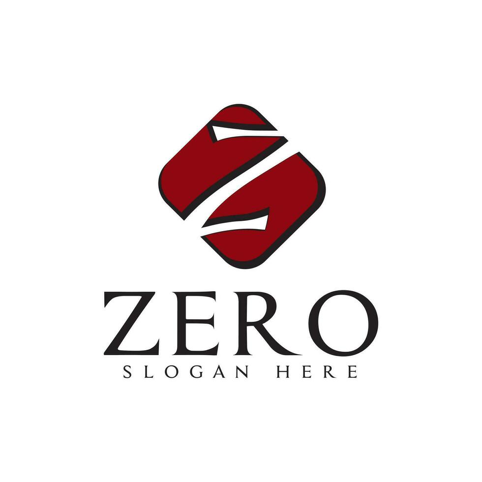Simple and modern letter Z logo vector. vector