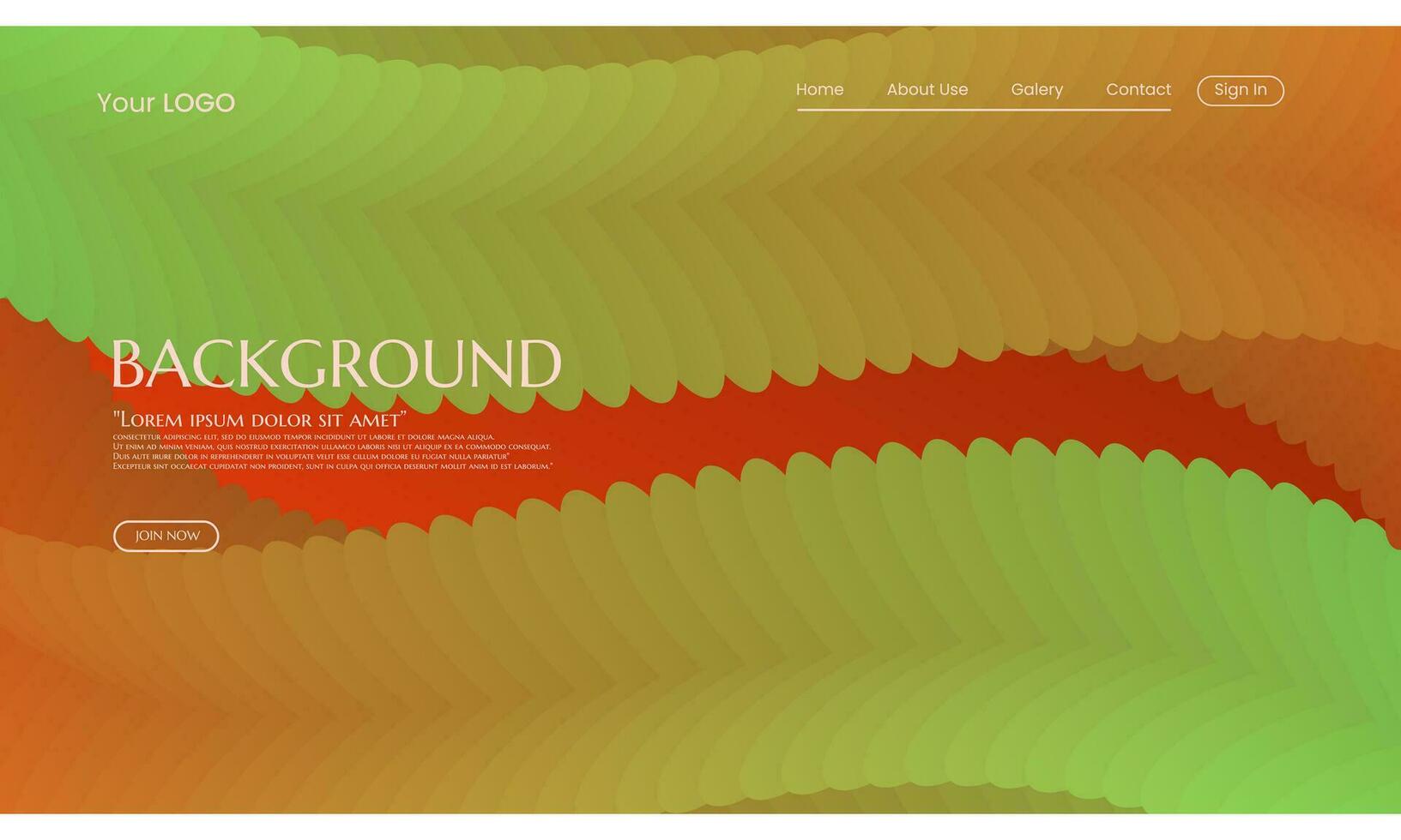 Abstract gradient fluid background website vector