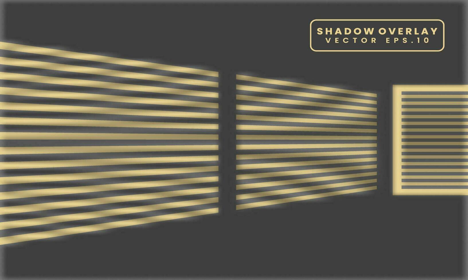 vector ilustración de realista ventana ligero y sombra. sombra cubrir efecto.