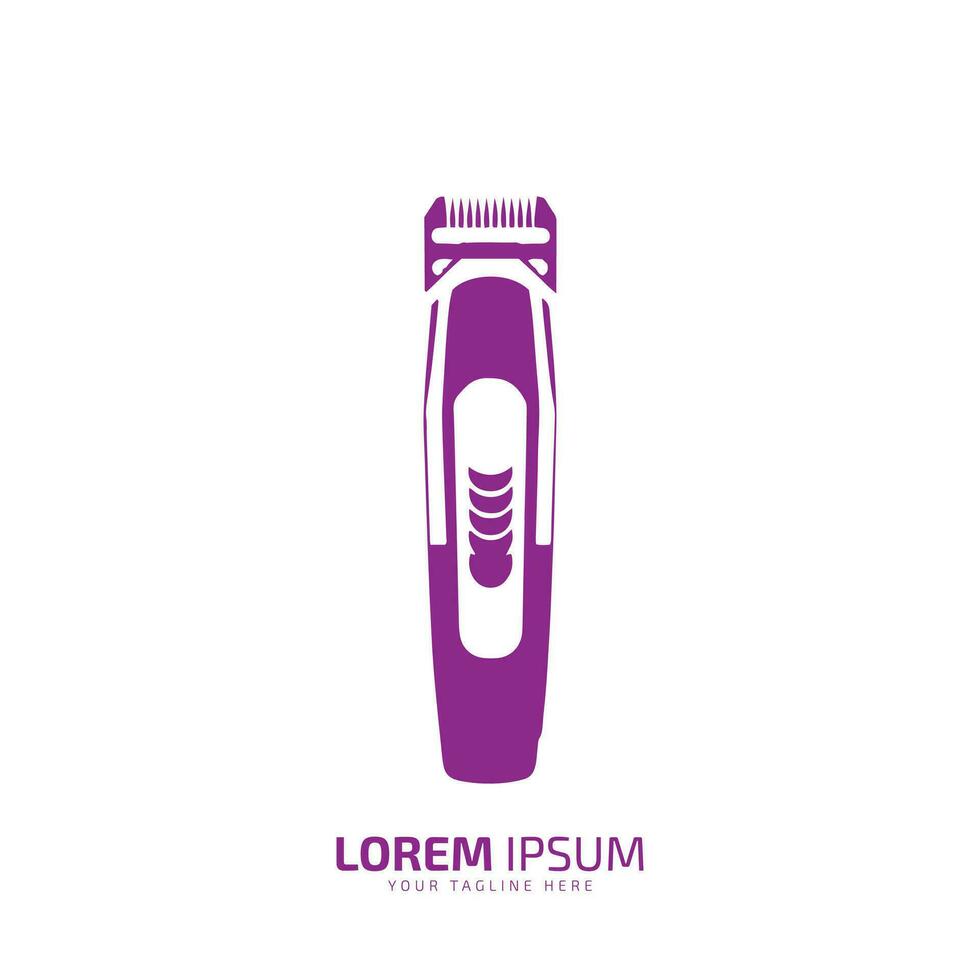 Hair clipper logo template. Hairdresser logo. Vector illustration. hair trimmer logo icon