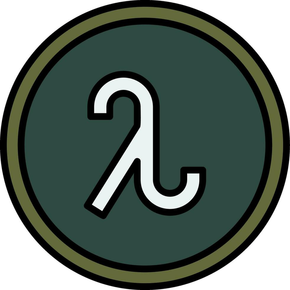 Lambda Vector Design Element Icon