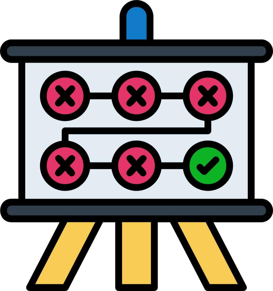 Trial And Error Vector Design Element Icon