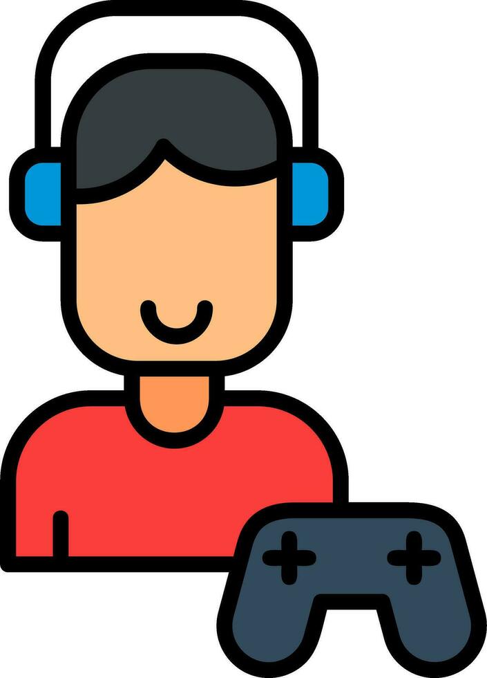 Gamer Vector Design Element Icon