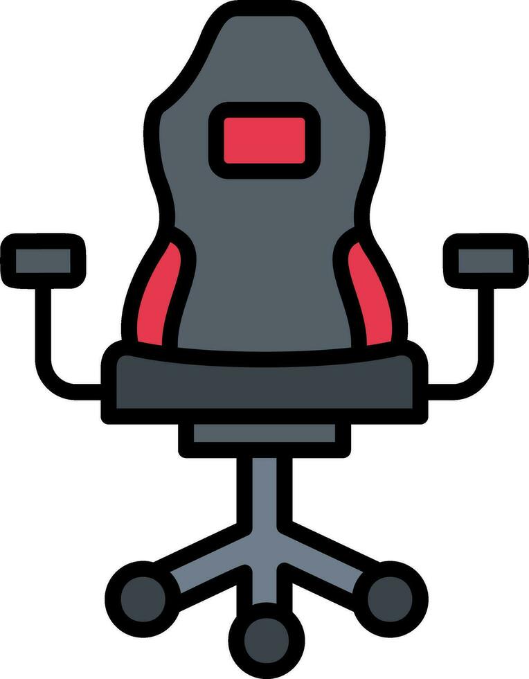 Gaming Chair Vector Design Element Icon