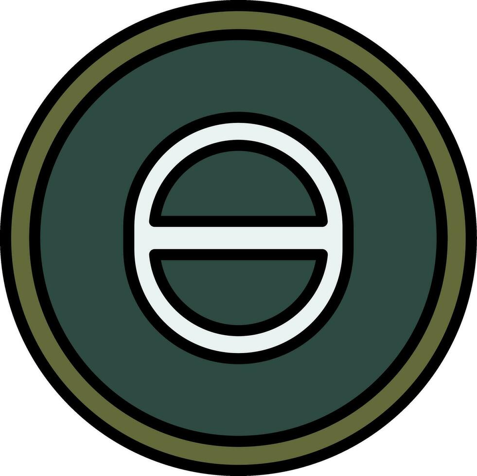 Theta Vector Design Element Icon