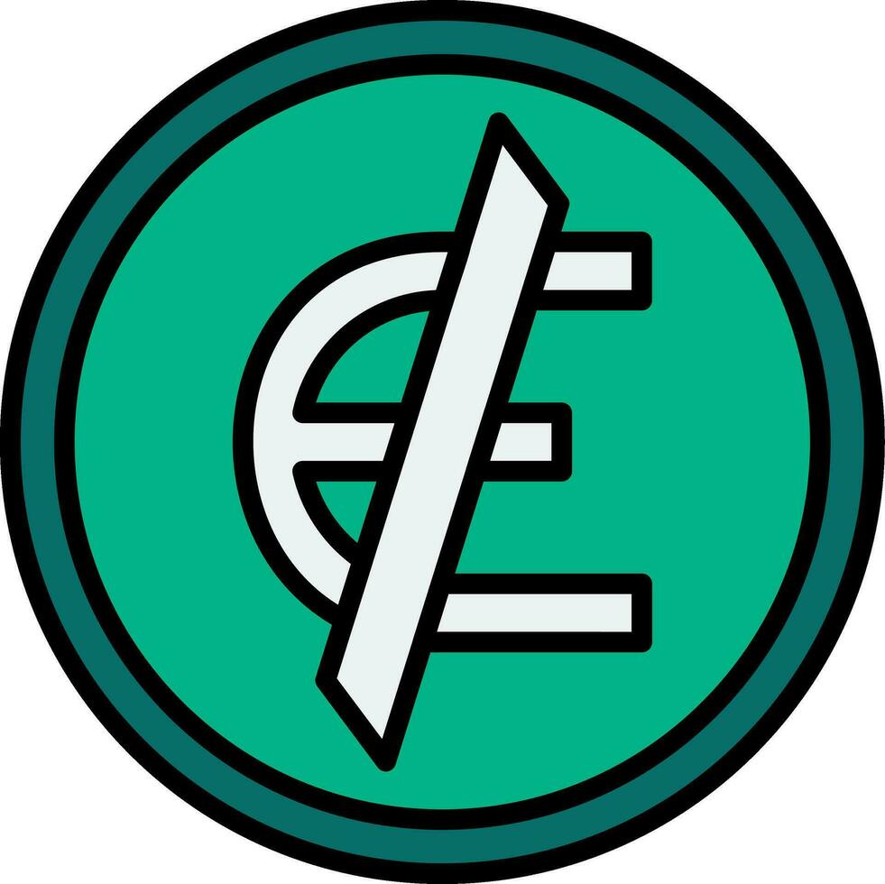 Not Equal Vector Design Element Icon