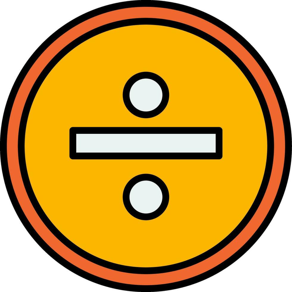 Division Vector Design Element Icon