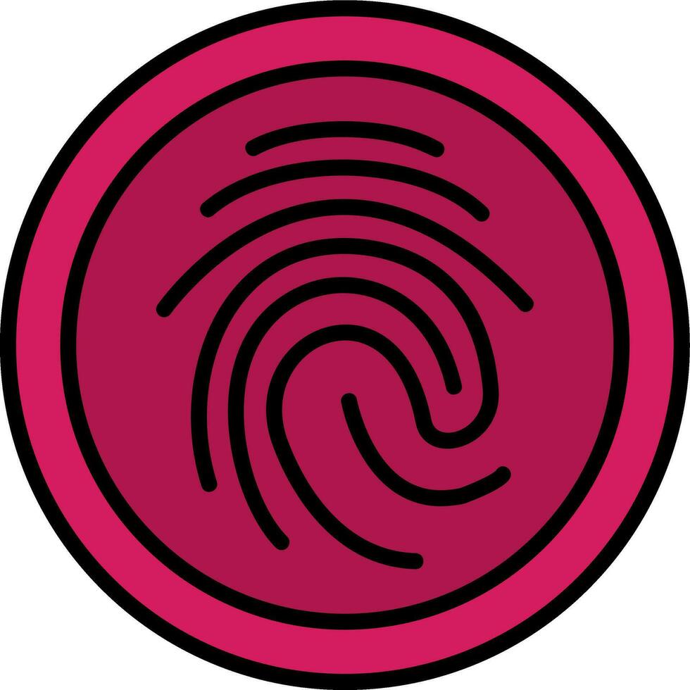 Biometric Vector Design Element Icon