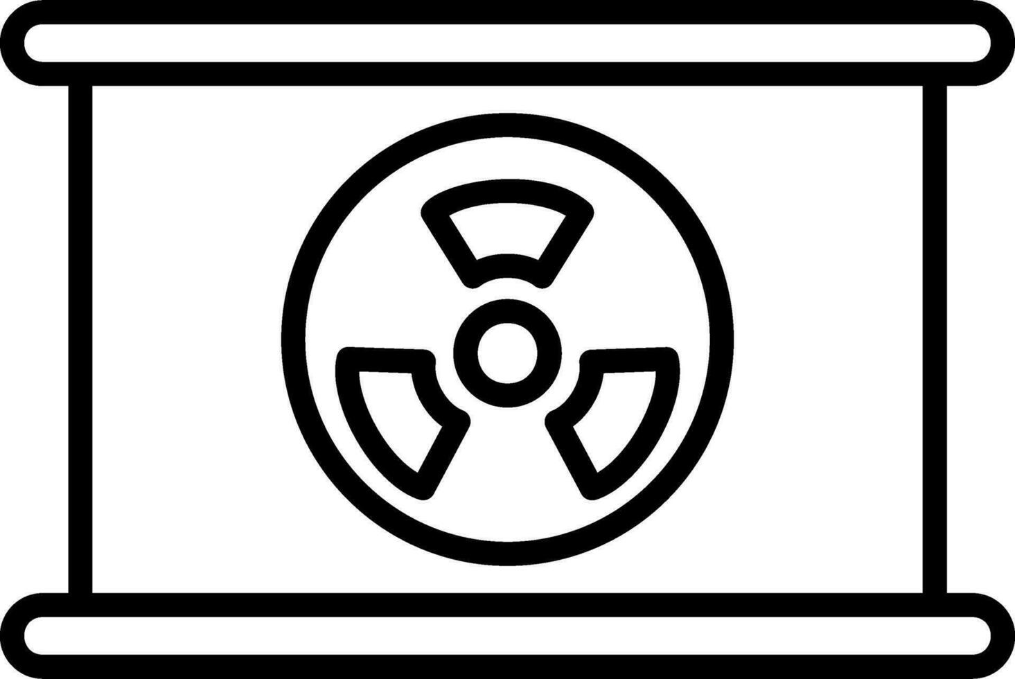 Nuclear Vector Design Element Icon
