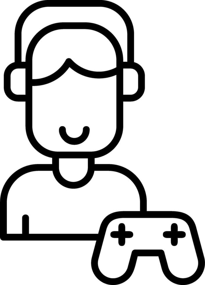 Gamer Vector Design Element Icon