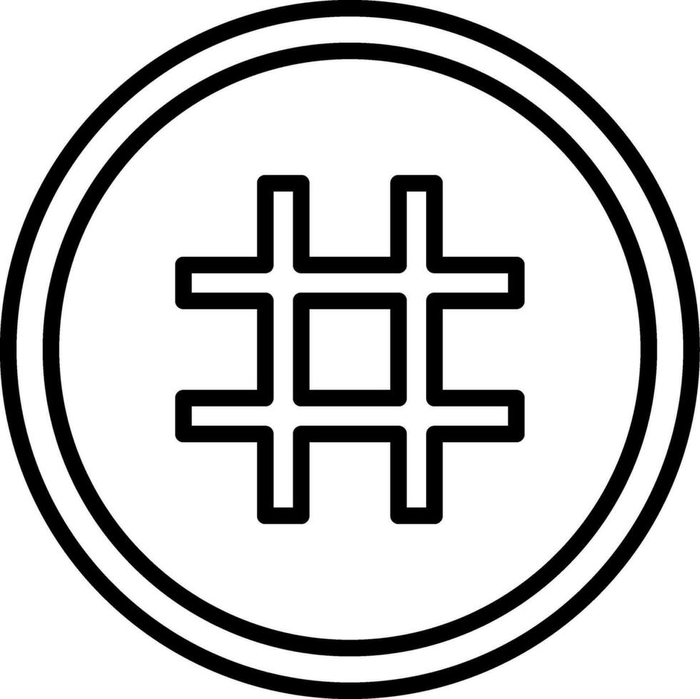 hashtag vector diseño elemento icono